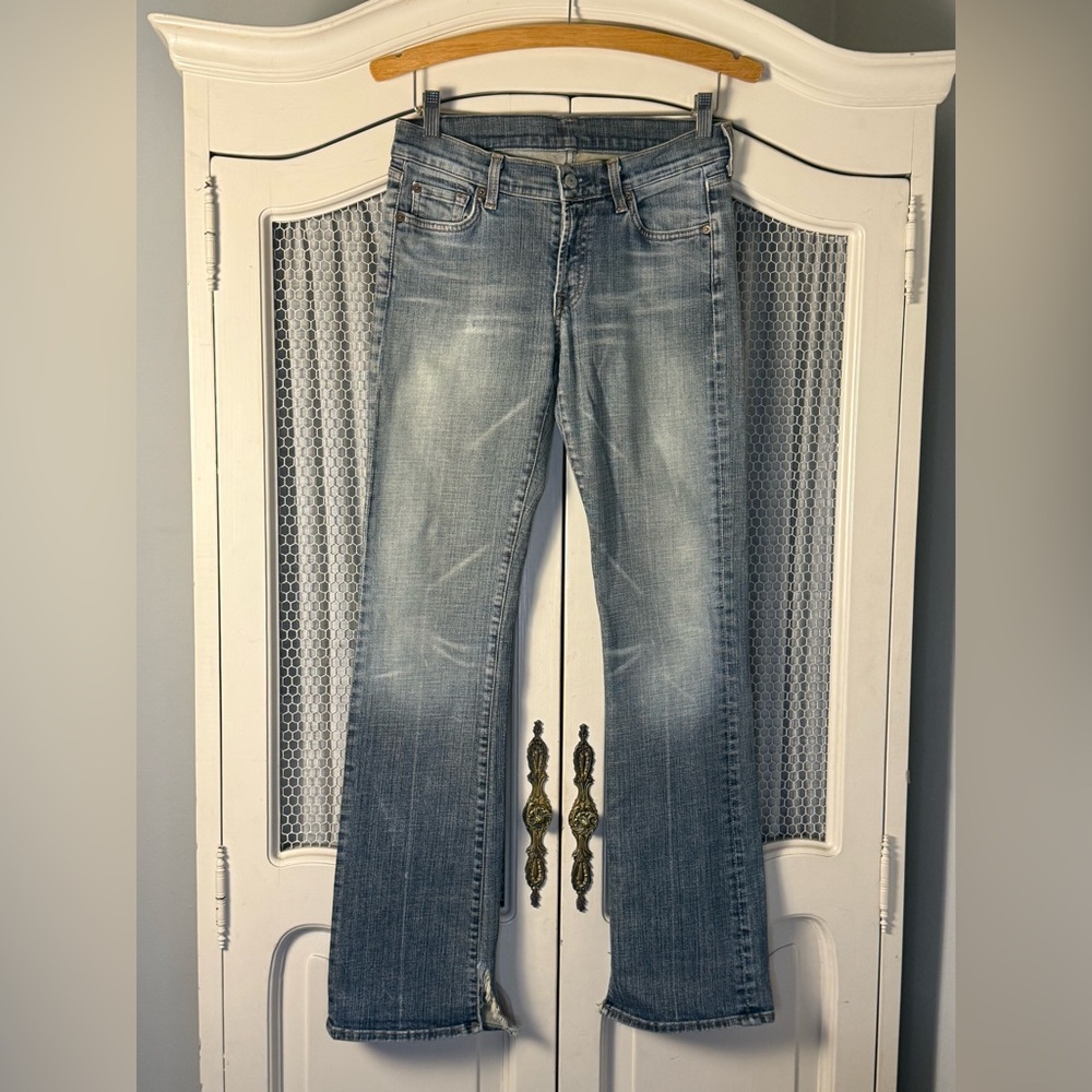 Vintage Y2K 00’s 7 For All Mankind Low Rise Bootcut Jeans